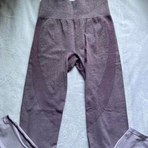 PINK ombre purple workout leggings